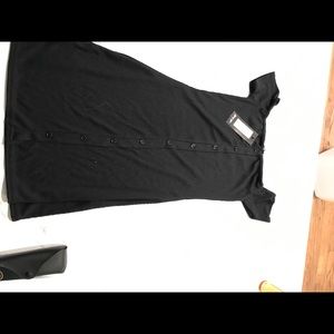 Nasty gal button black dress